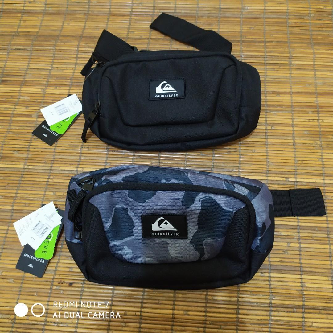 Waist Bag Quiksilver, Fesyen Pria, Tas 
