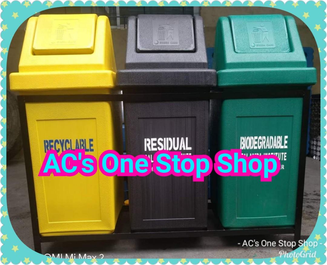 Waste Segregation Trash bins, Furniture & Home Living, Cleaning ...