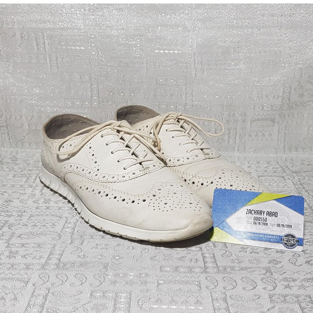 cole haan white oxfords