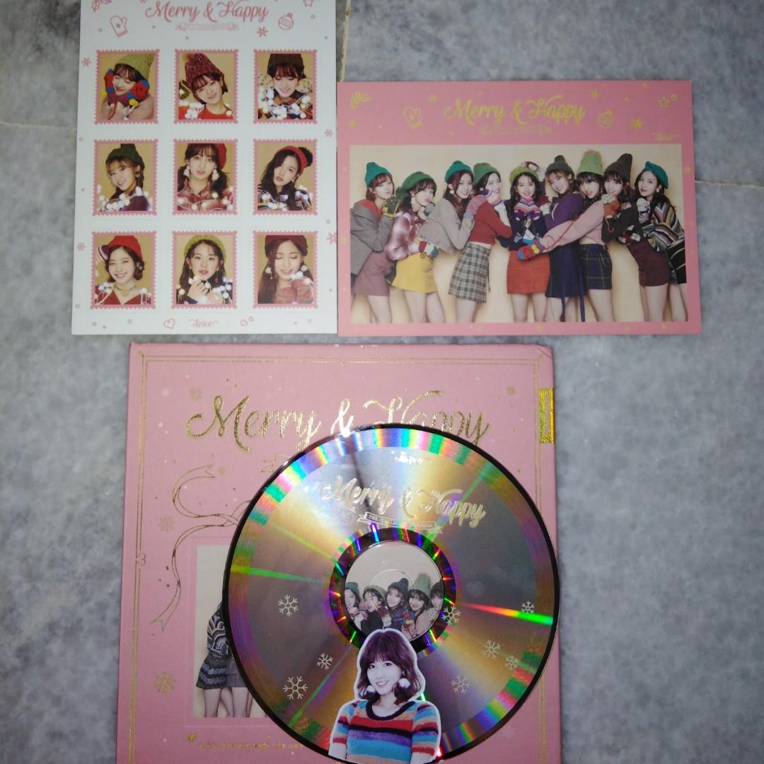 Wtt Wts Twice Merry Happy Album With Momo Cd Plate Hobbies Toys Memorabilia Collectibles K Wave On Carousell