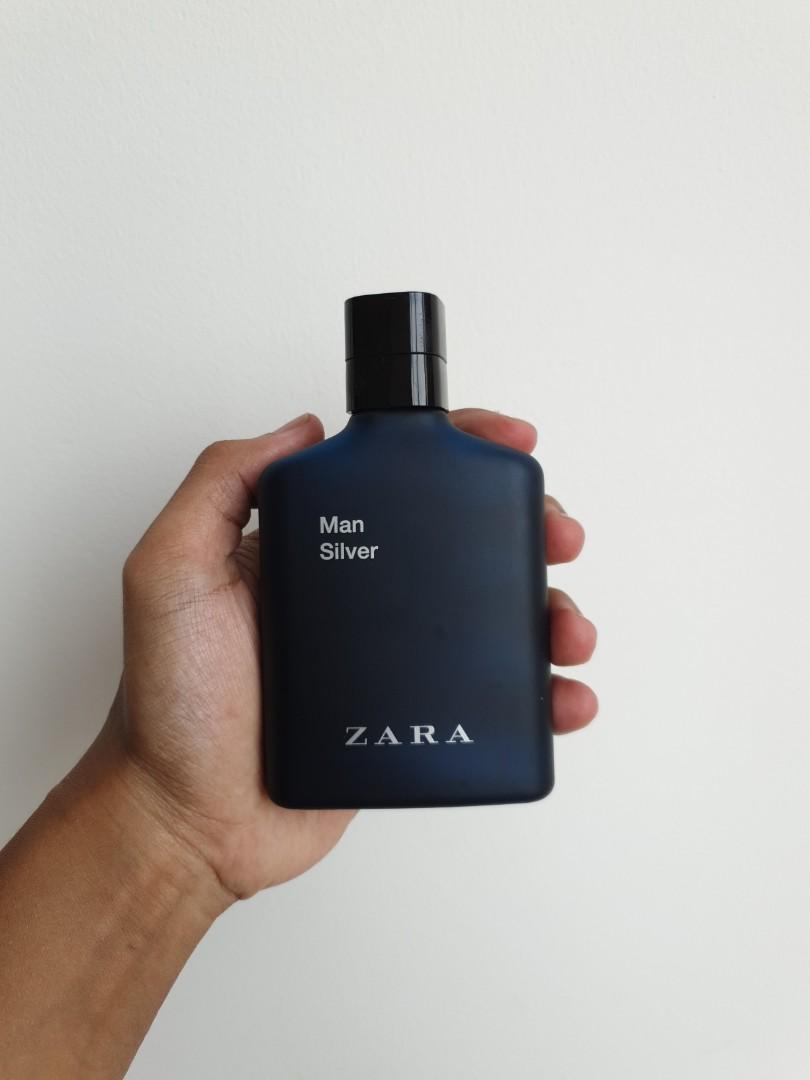Man silver eau de toilette sales zara