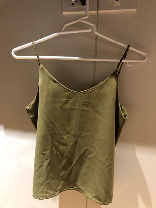 Olive green camisole