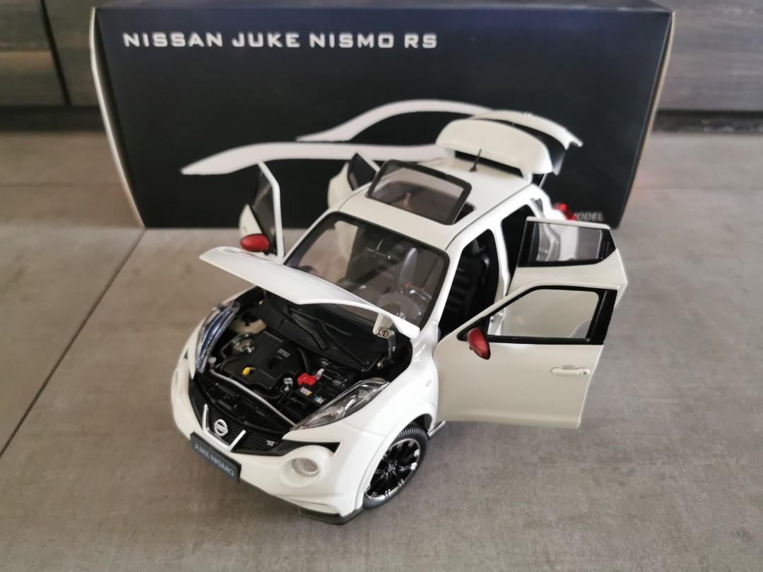 希少　パウディ モデル 1/18 日産特注 ジューク ニスモ RS ホワイト