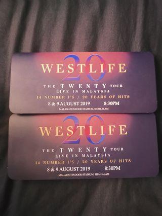 Westlife Live in KL on 9th August - VIP1 Zone