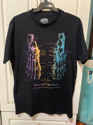 VANS skeleton feet shirt streetwear