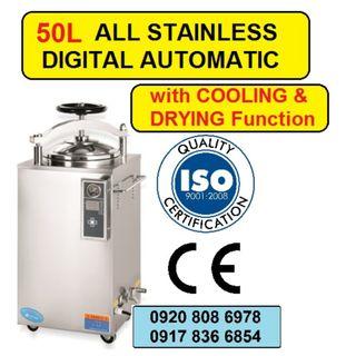 CLEAN-MED 50L Autoclave Steam Sterilizer Dental Hospital Clinic Grade (ALL STAINLESS STEEL)