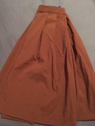 Light Brown Uniqlo Skirt