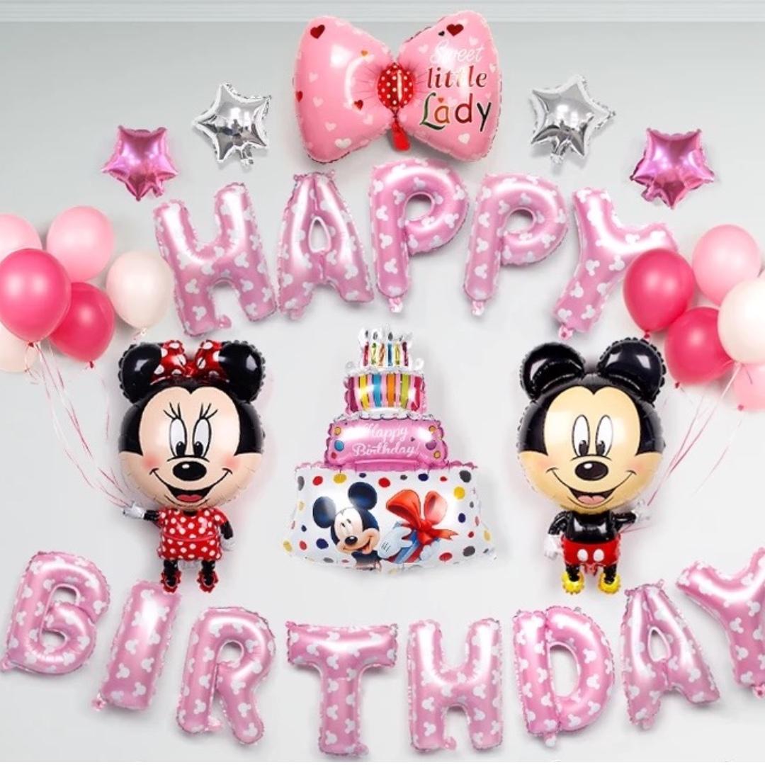 Instock 23pc Minnie Mouse Mickey Mouse Party Decor Set
