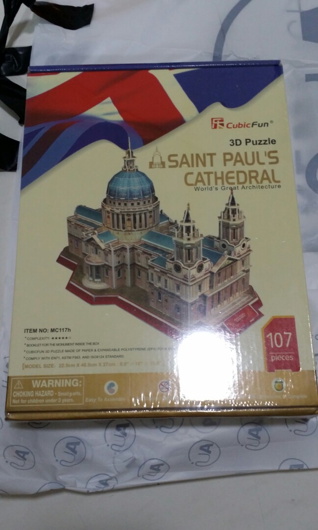 3d puzzle world's great architecture cubicfun