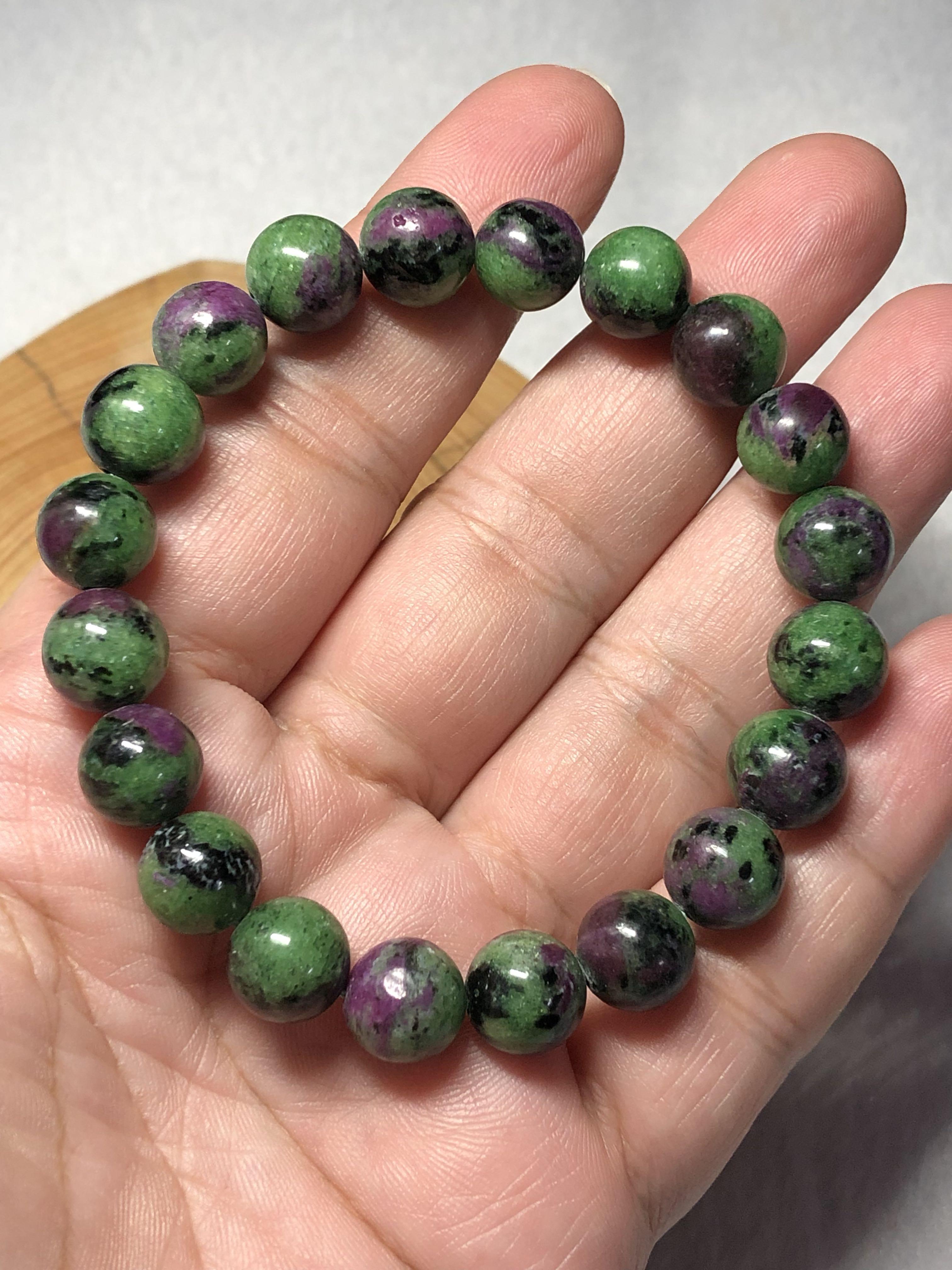 红绿宝手串anyolite Bracelet 10mm Women S Fashion Jewelry Organisers Bracelets On Carousell