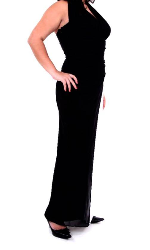 black tie evening gown