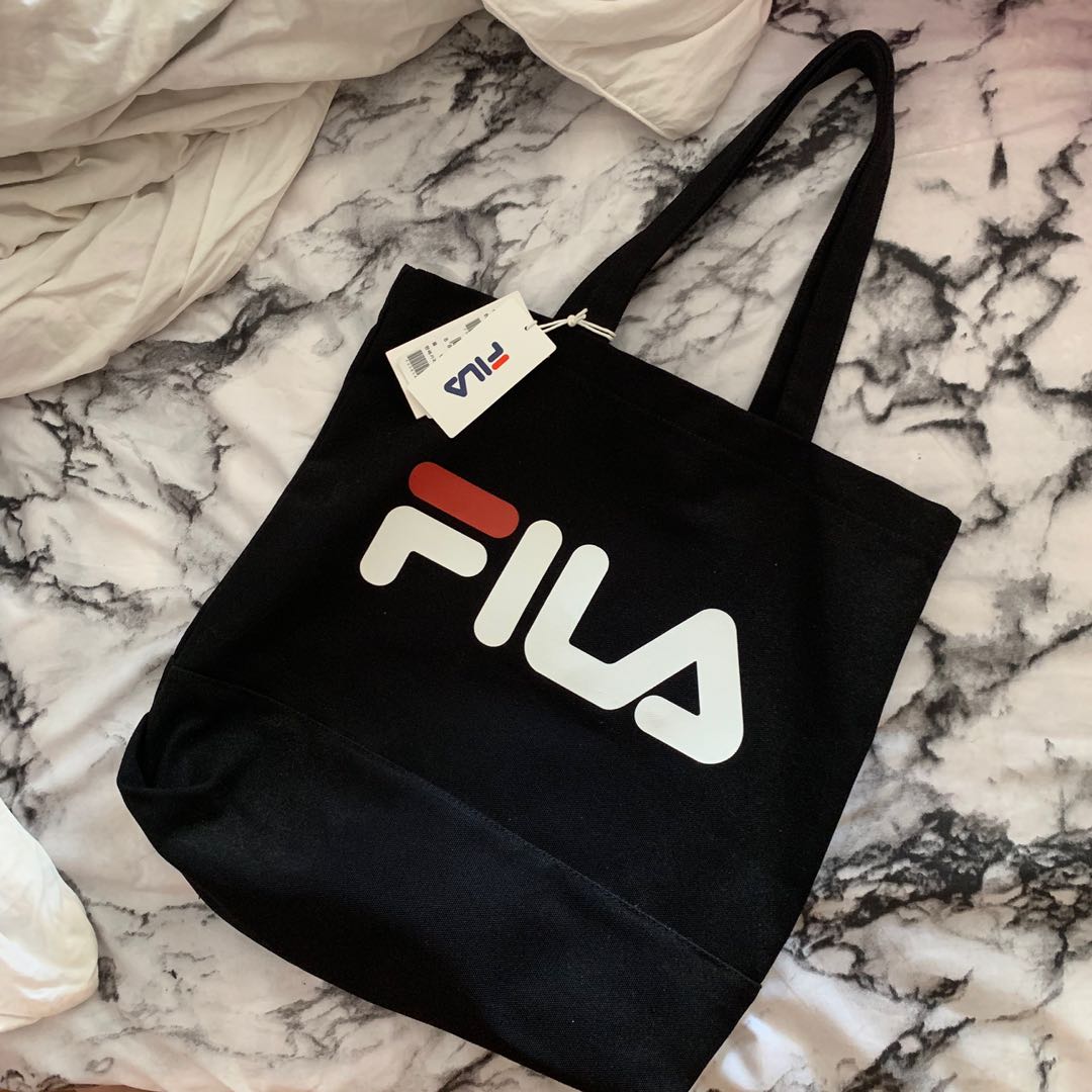 Fila tote online bag black