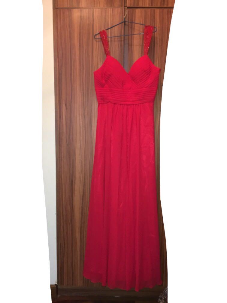 black tie evening gown