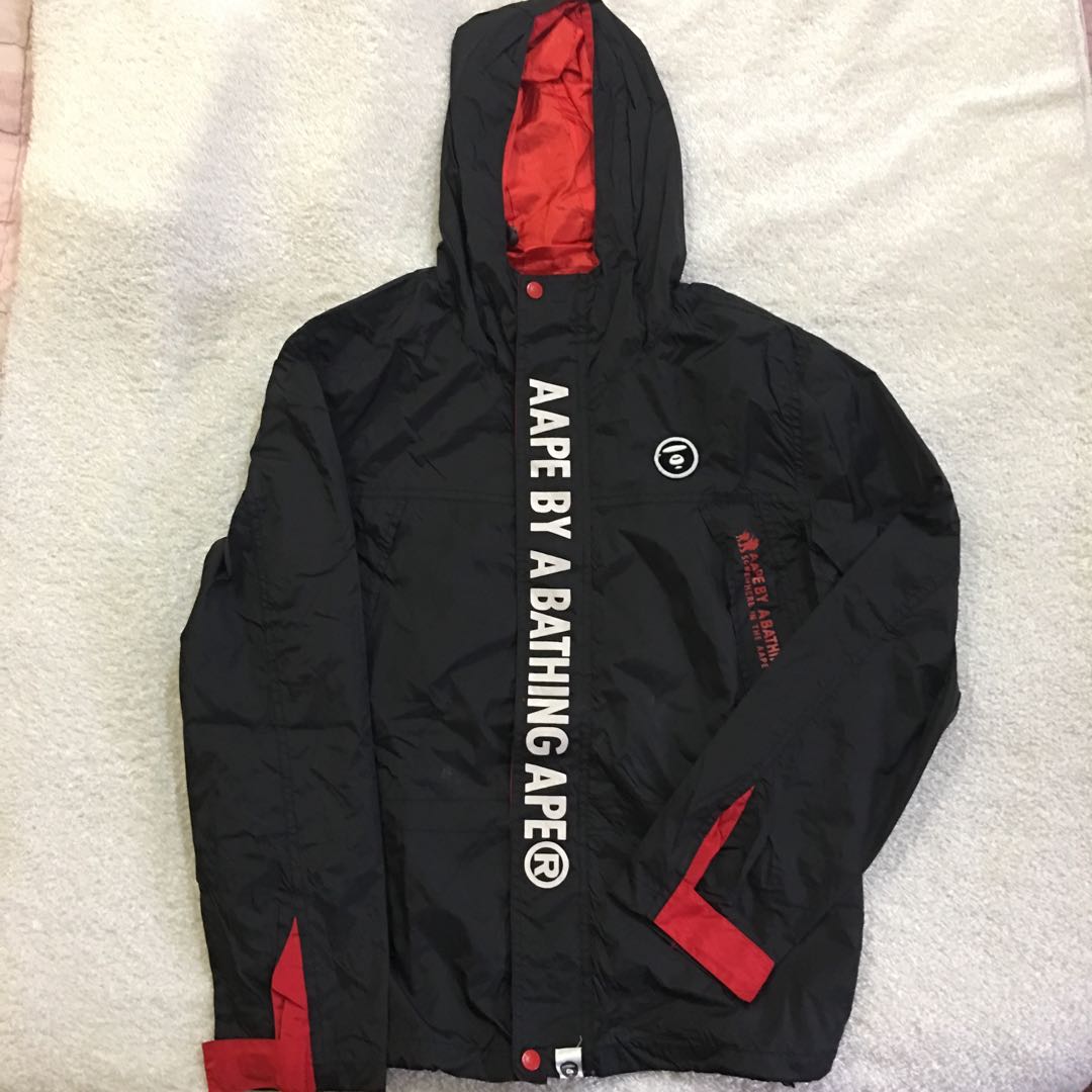 bathing ape rain jacket