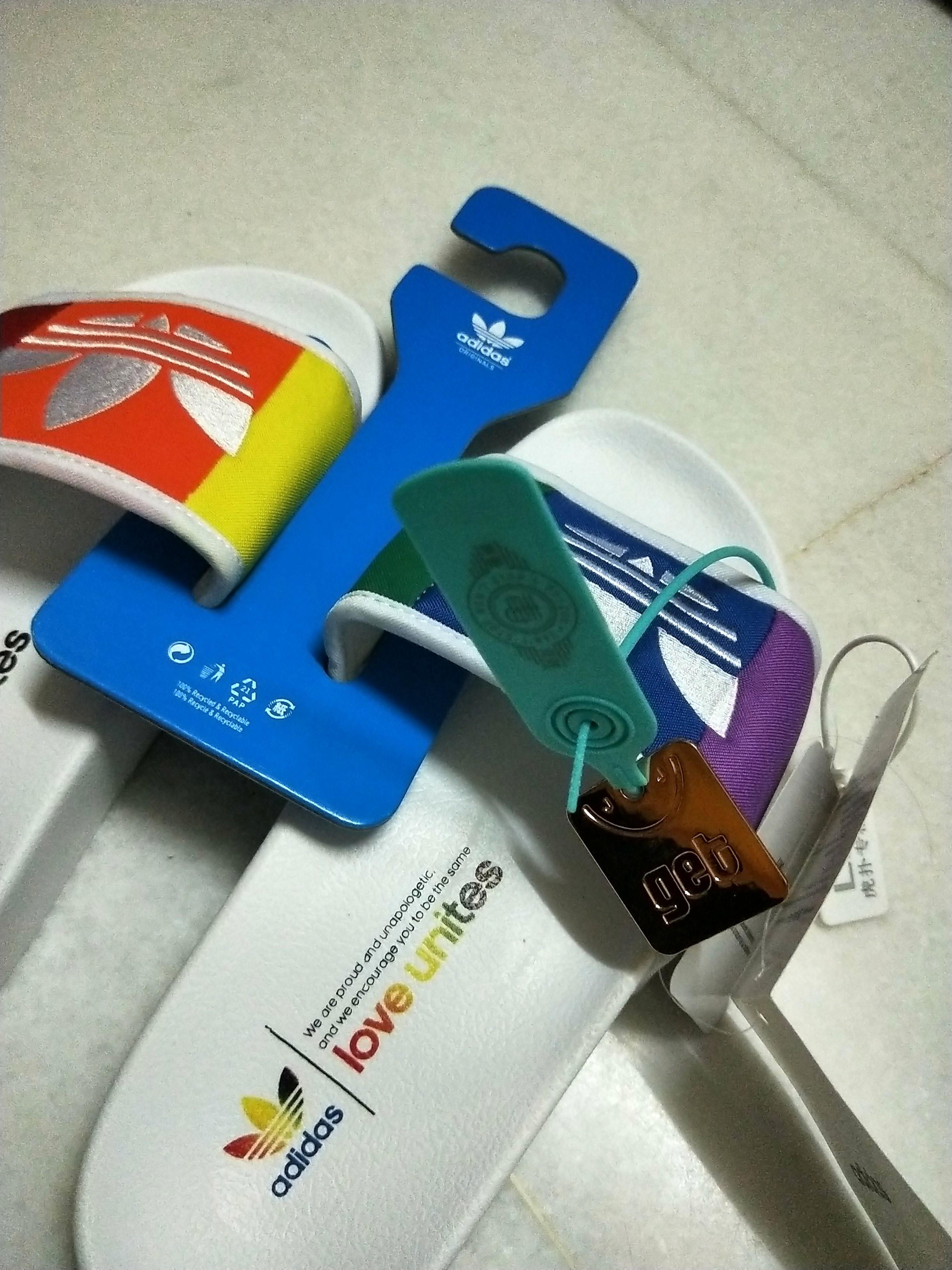 Adilette pride slides sale