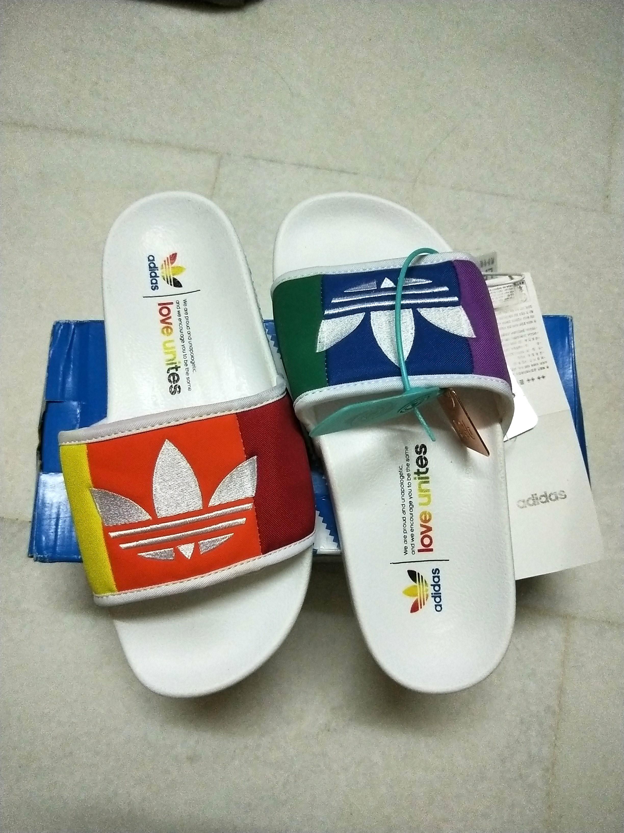 Adilette pride hotsell slides