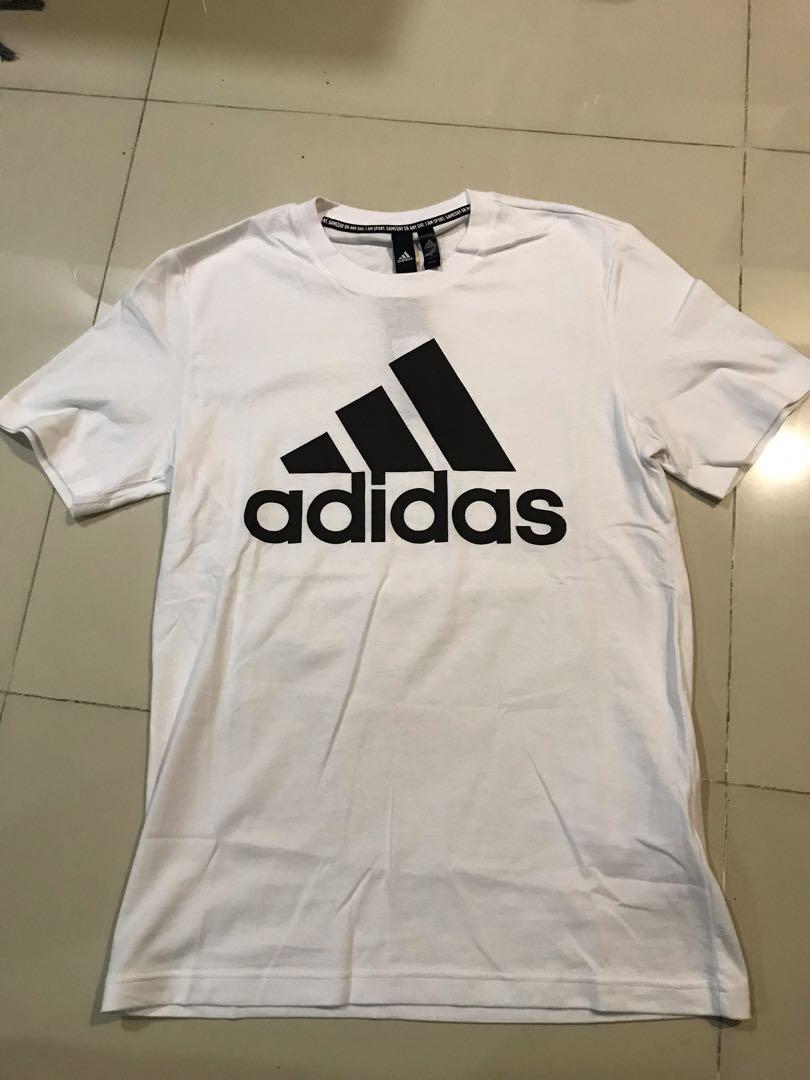 Adidas Mh Bos Tee White S size, Women's Fashion, Clothes, Tops on Carousell