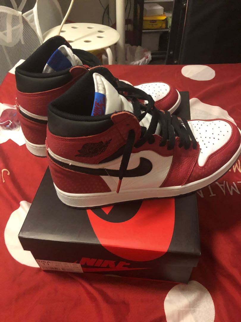 Air jordan 1 spider man US 11 condition 9 10 with receipt no nego