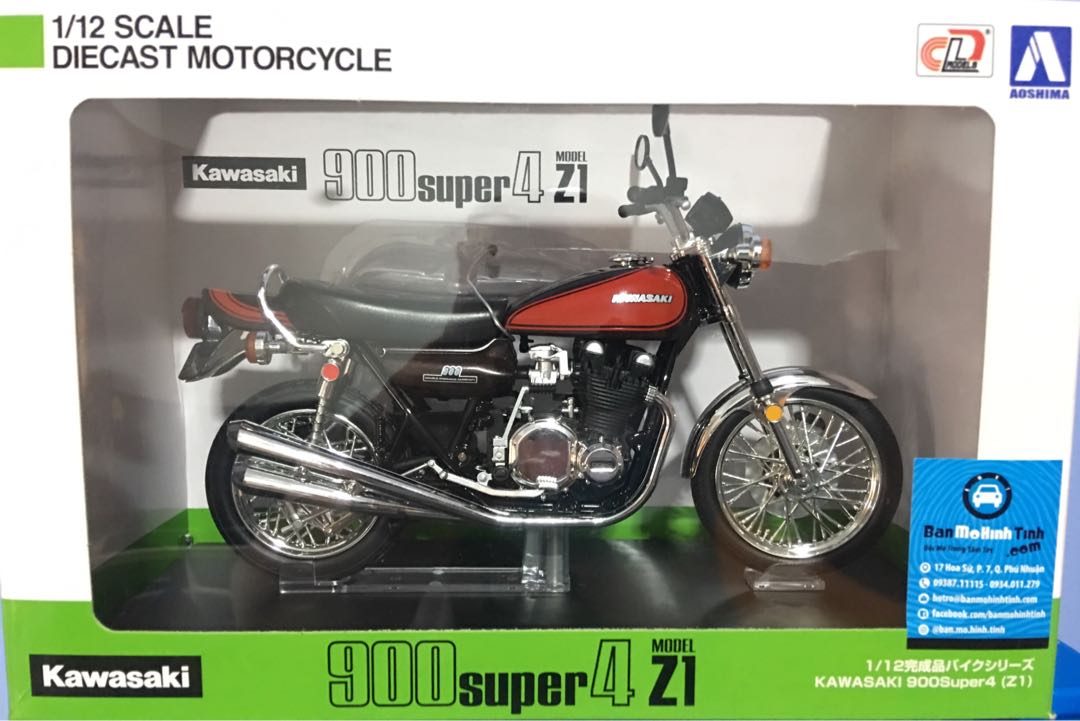 AOSHIMA 1/12 Kawasaki KZT00D Z1-R ’78 Model Plastic Model Kit – 06396