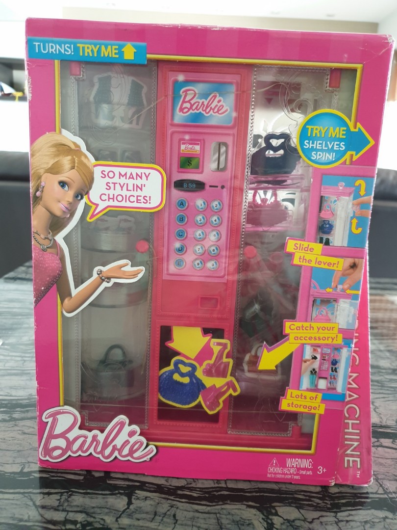 barbie fashion vending machine