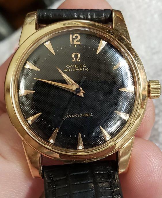 Rare Beautiful Vintage Mens 18k Solid Gold Omega Seamaster Automatic Wristwatch Vintage Collectibles Vintage Watches Jewelry On Carousell