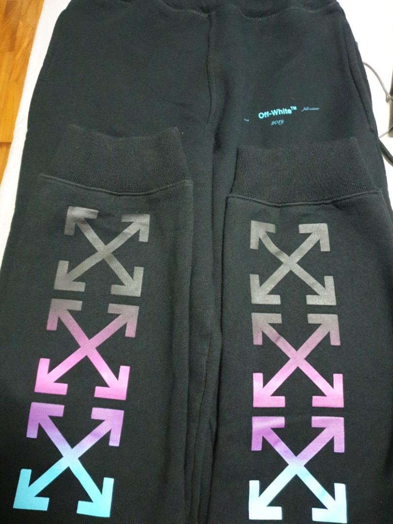 STEAL BNDS Off white gradient sweatpants XS Men s Fashion