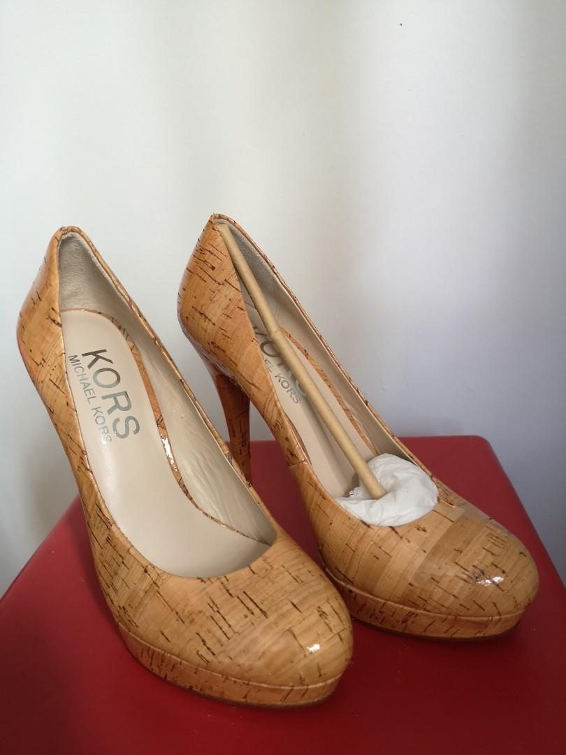 michael kors cork heels