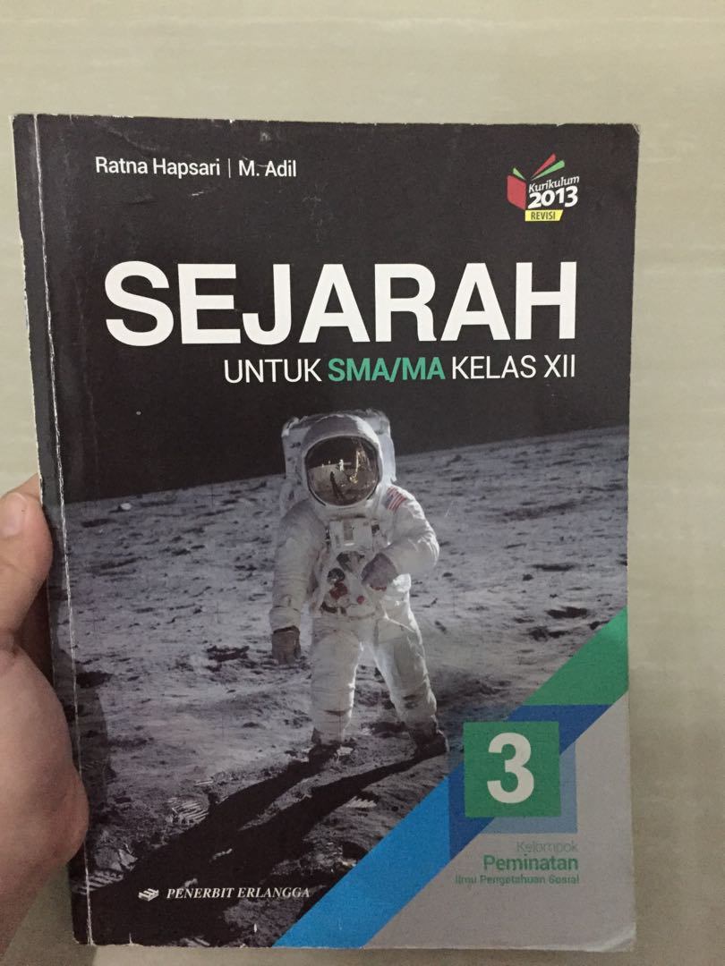 Buku paket ERLANGGA Sejarah (minat/inter) untuk SMA/MA