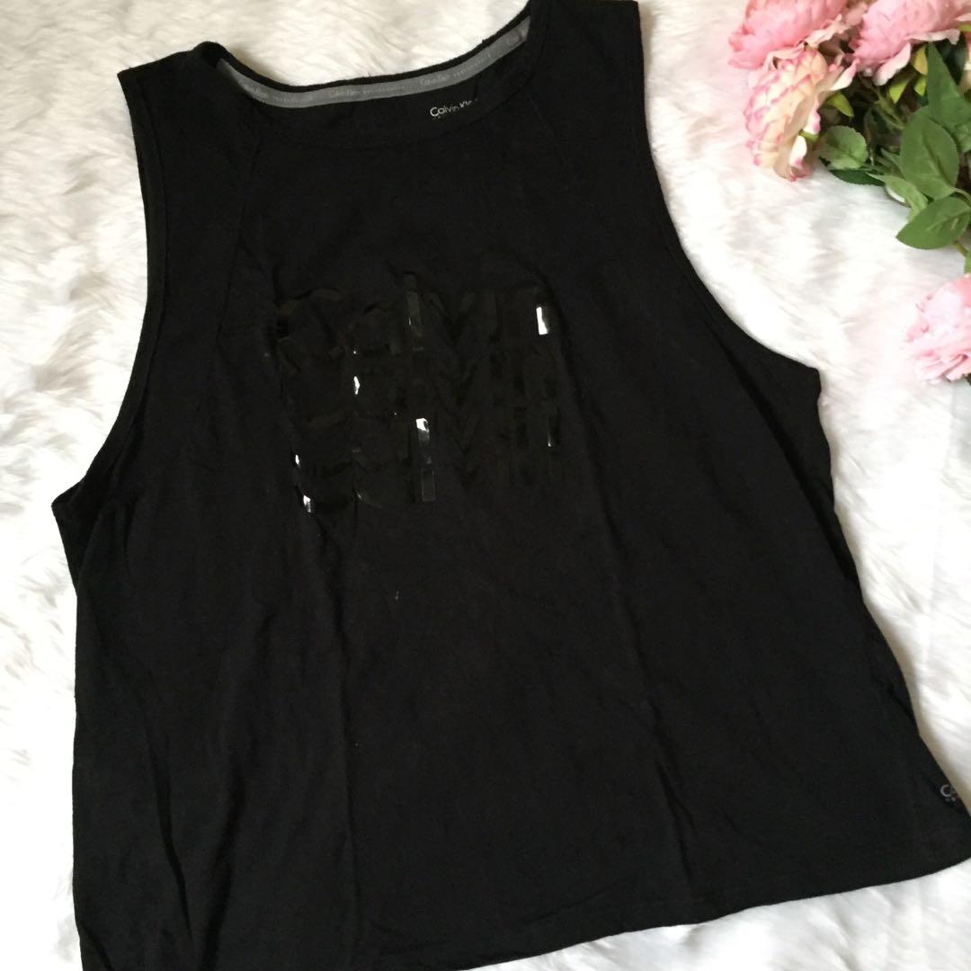 calvin klein workout tops