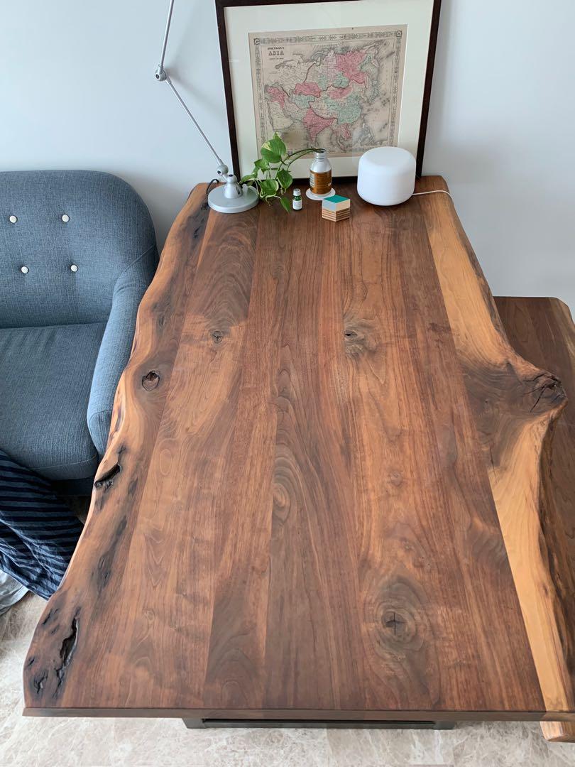 Moving Sale Canadian Walnut Hardwood Table Bench Furniture