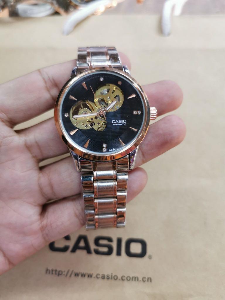 Casio automatic watch no need battery, Luxury, Watches on Carousell