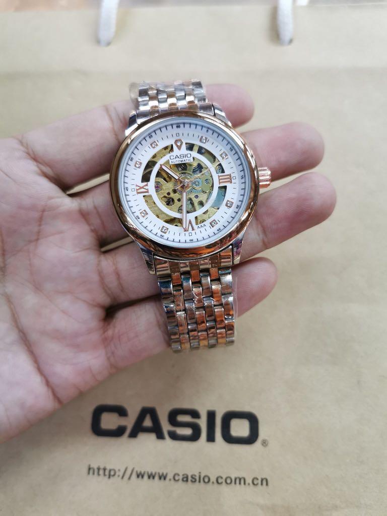 Casio automatic watch no need battery, Luxury, Watches on Carousell