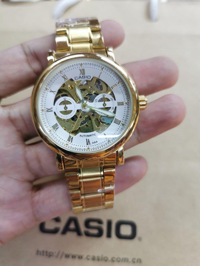 Casio automatic watch no need battery, Luxury, Watches on Carousell