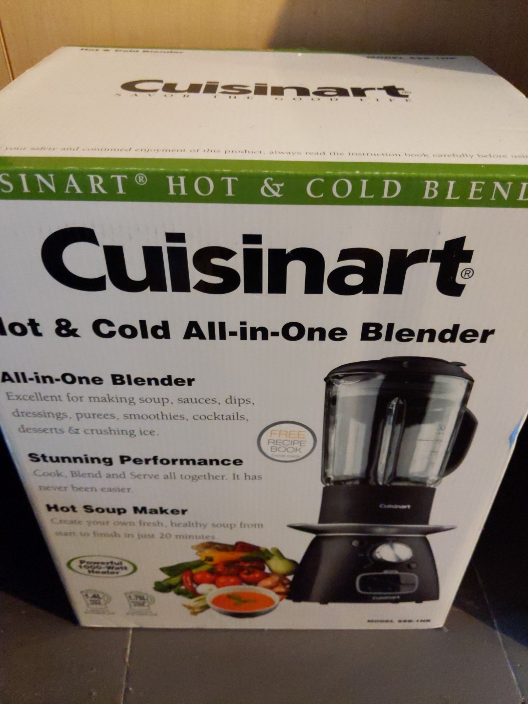 Cuisinart Hot & Cold Allinone blender, TV & Home Appliances, Kitchen