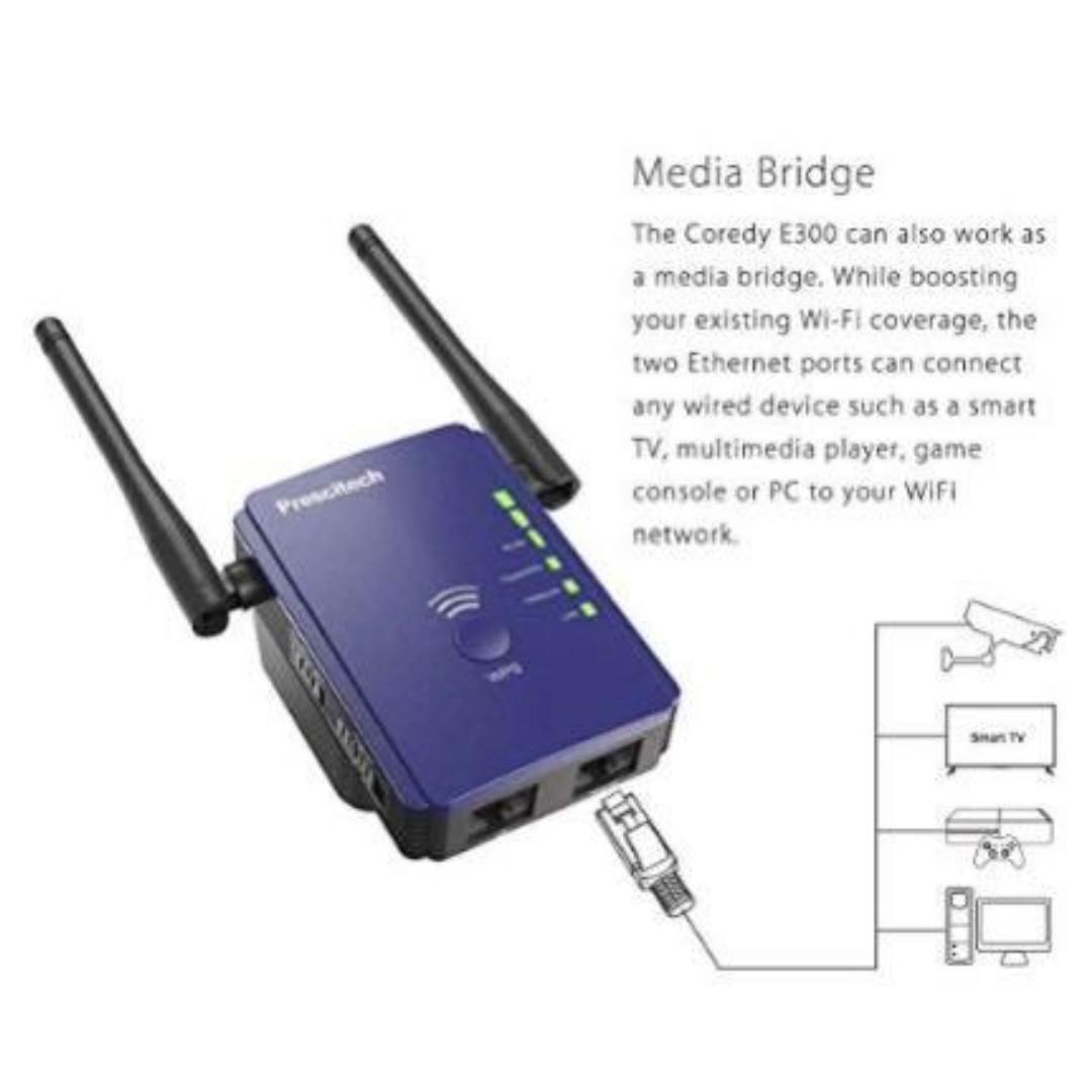 E2609 Prescitech Coredy N300 Mini Wifi Range Extender