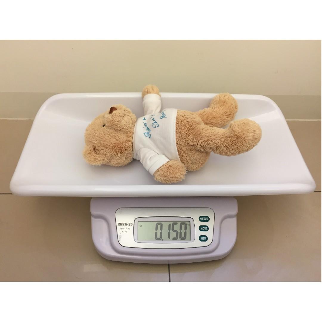 Ebsa 20 嬰兒秤 電子式嬰兒體重計寵物秤體重計最大秤重20公斤精密度5克 二手 家電電器 生活家電在旋轉拍賣