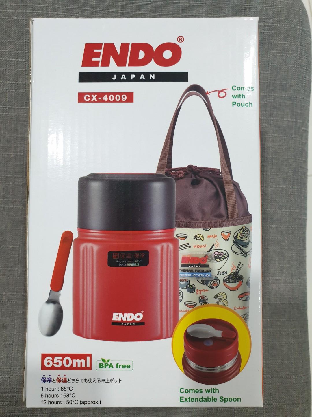 Endo Food Jar with Pouch, Babies & Kids, Nursing & Feeding, Weaning & Toddler Feeding on Carousell
