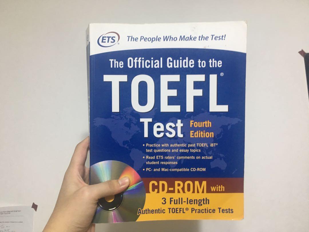 Ets Official Toefl Test 4th Edition Books Stationery Textbooks Professional Studies On Carousell