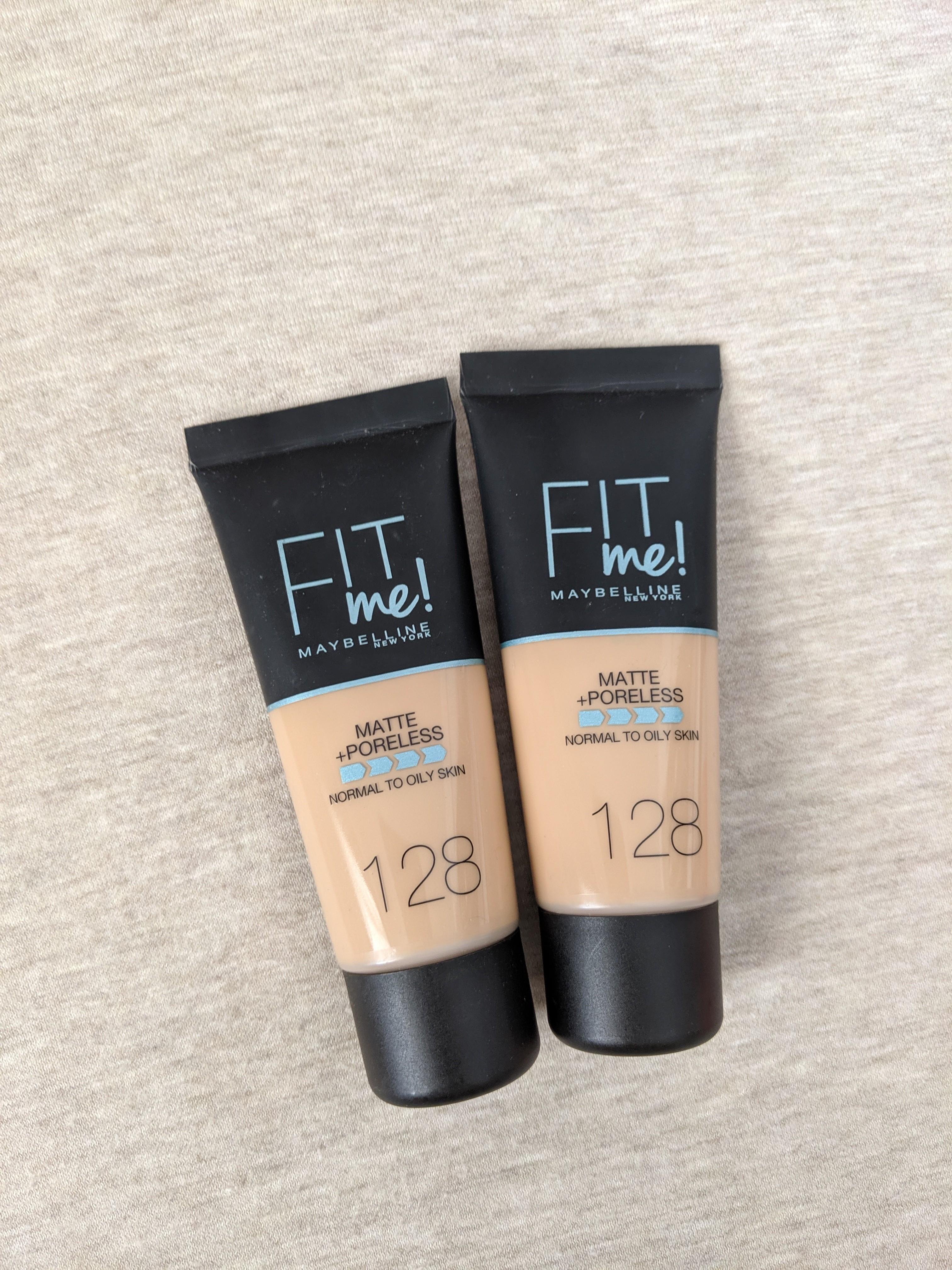 Fit me! Maybelline New York Makeup Carousell Poreless Face, 128, Matte on Personal & Shade Beauty Care, Foundation