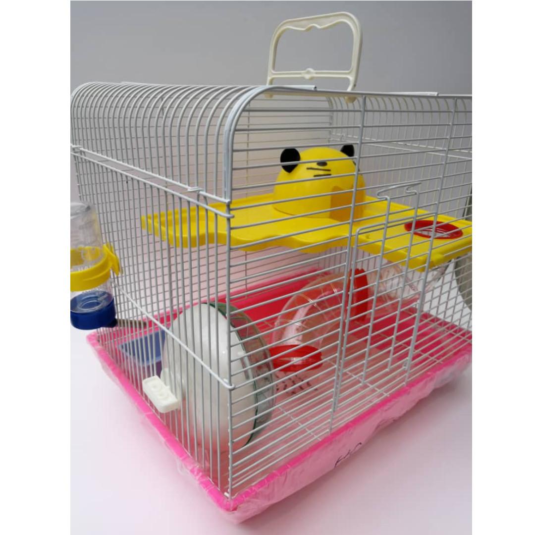 Hamster Cage Double Floor Tunnel 35cm x 26.5cm x 35cm [HC615], Pet ... - Hamster Tunnel System Cage Design