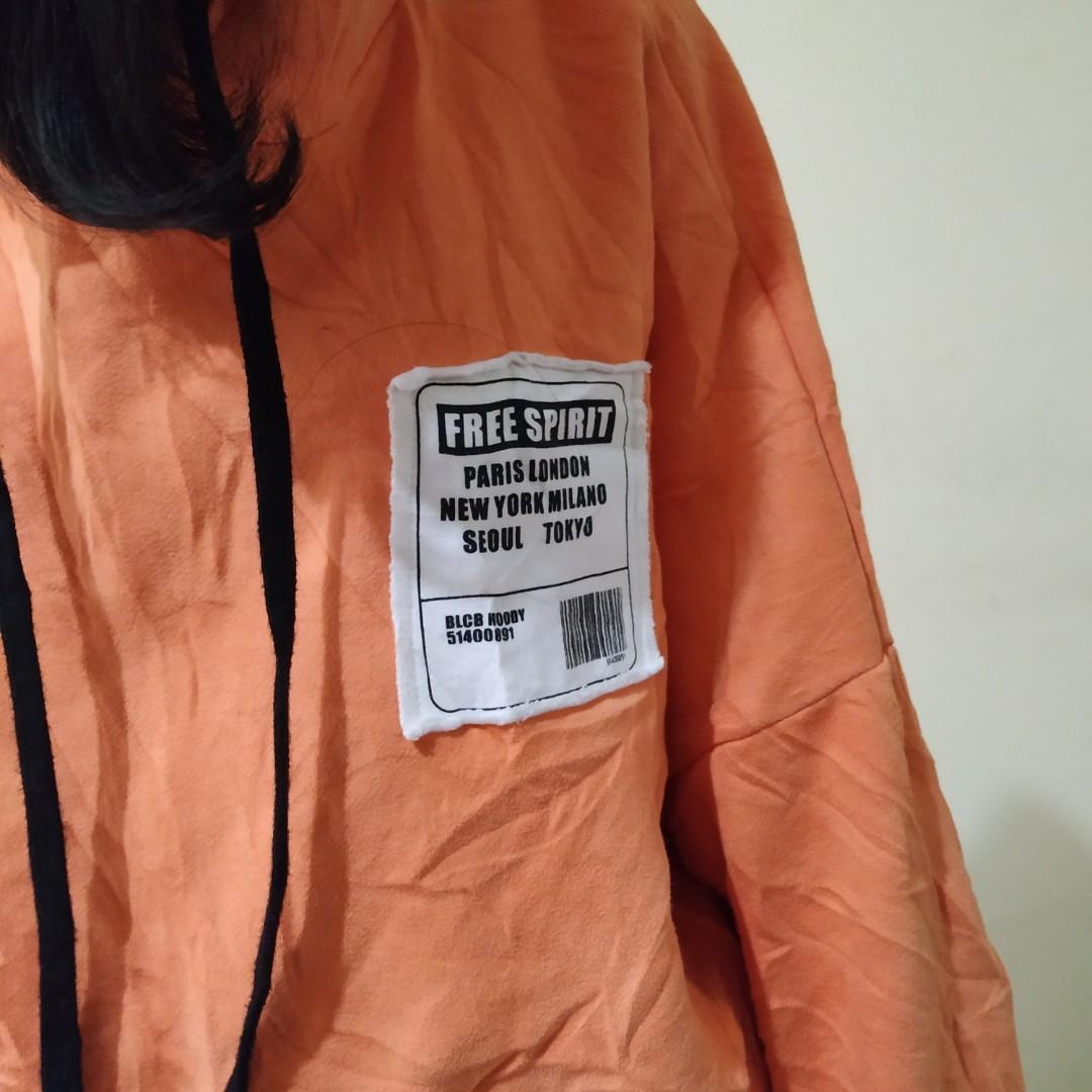 Free spirit hoodie orange on sale