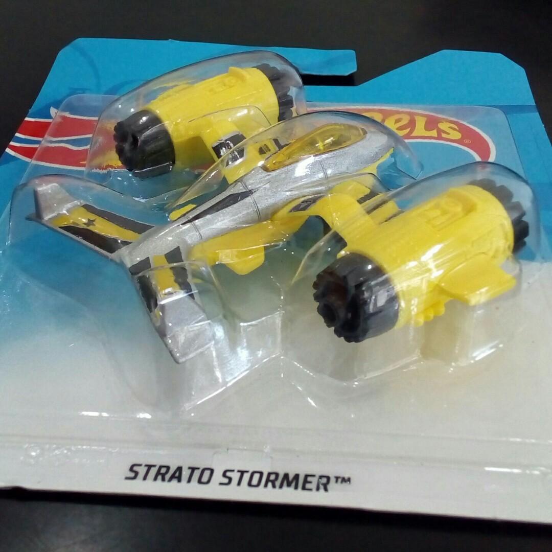Hot Wheels Langka Sky Buster Strato Stormer Pesawat Kuning Toys