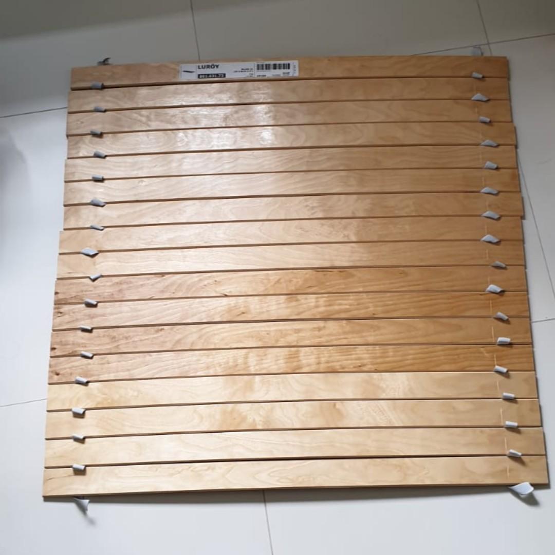 Ikea Luroy Slatted Bed Base (single) for 90 x 200cm, Furniture & Home