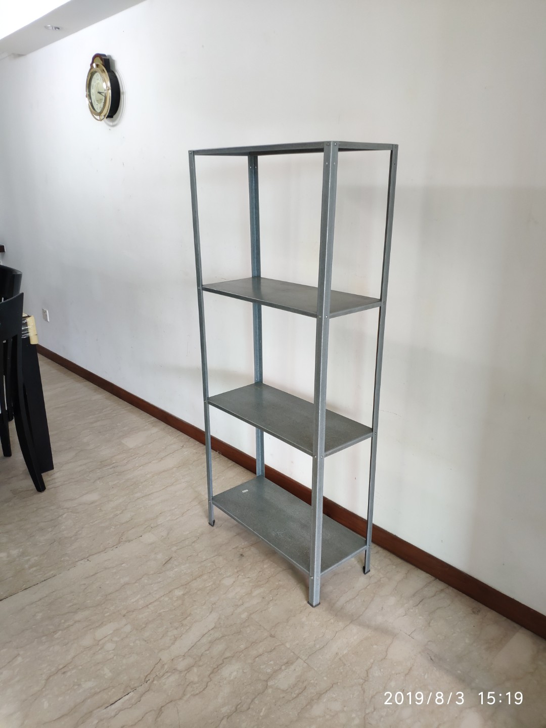 IKEA stainless metal Shelf/rack, Furniture & Home Living, Furniture