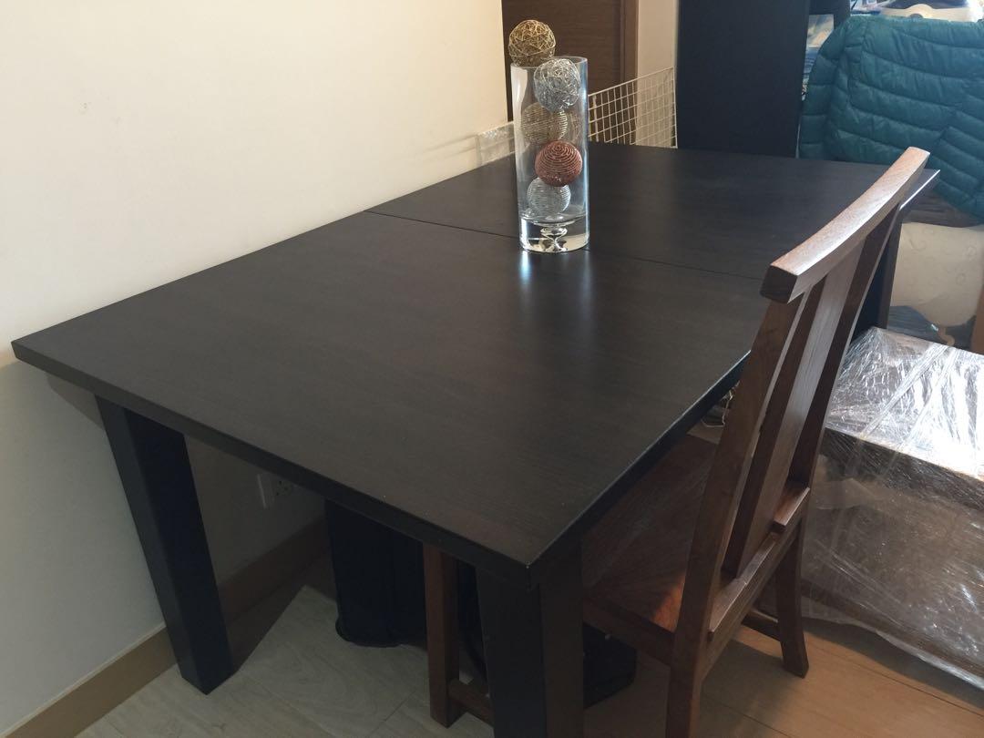 Ikea stornas top extendable dining table