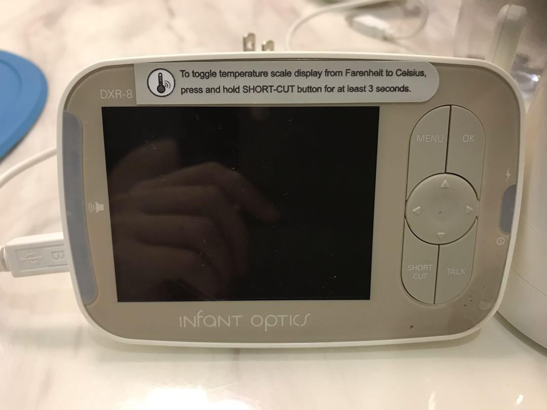 infant optics baby monitor change to fahrenheit