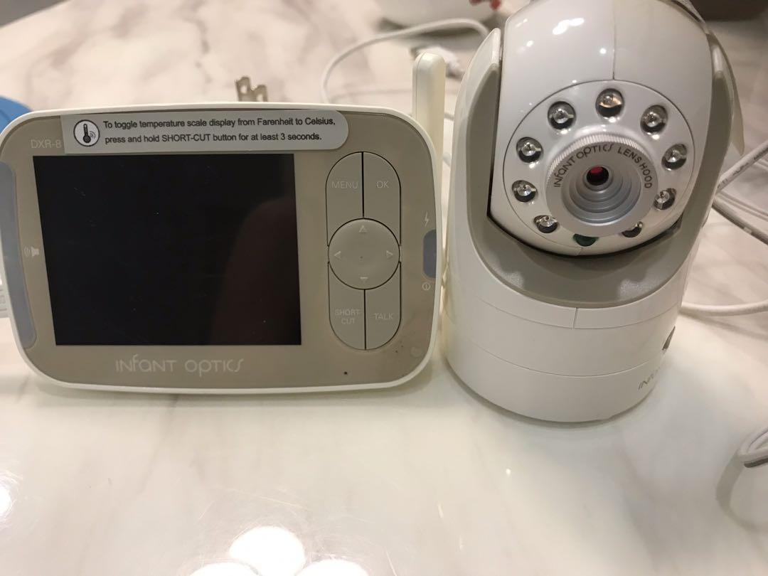 infant optics baby monitor change to fahrenheit
