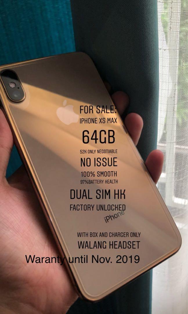 Iphone Xs Max Dual Sim Fu Mobile Phones Tablets Iphone Iphone X Series On Carousell