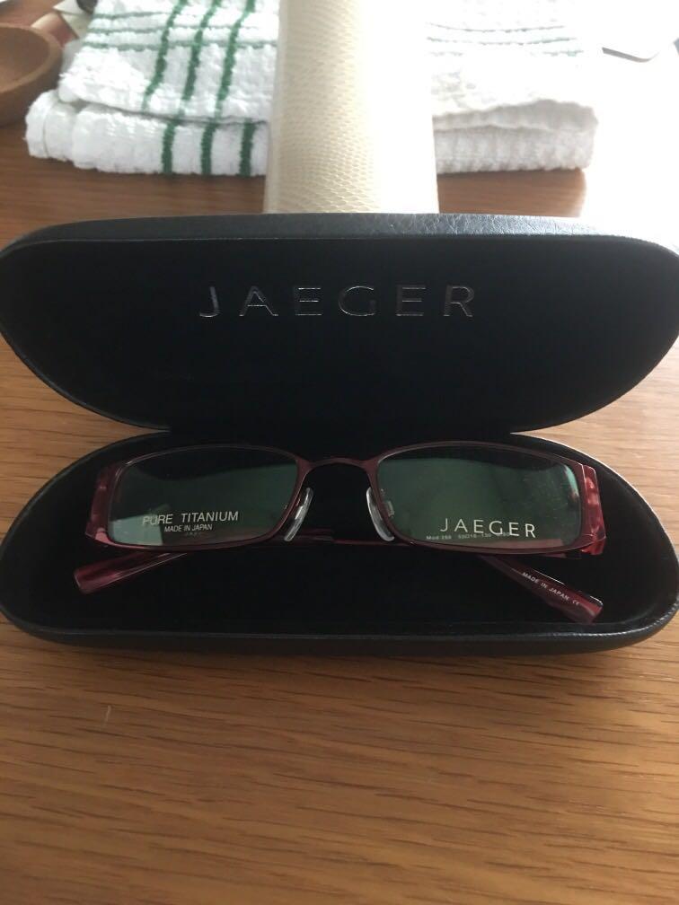 Used - Jaeger black glasses / sunglasses case design 2 - proceeds to  charity | eBay