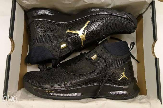 jordan superfly 5 po black and gold